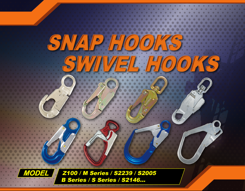 Snap Hooks/Swivel Hooks - Fall Protection Series