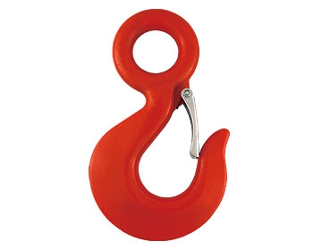 Safety Catch lifting hook Handy Straps Swivel Eye Hook 1 Ton Red Alloy Steel 