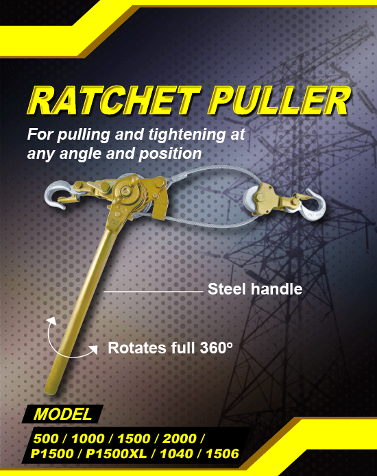 Ratchet Puller - Cable Installation Tools