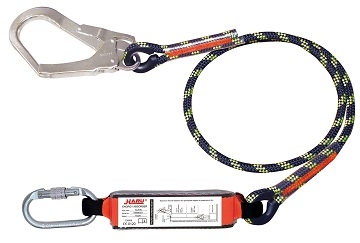 Climbing Rope Absorber Lanyard - Single Snap Hook - Fall Protection Series