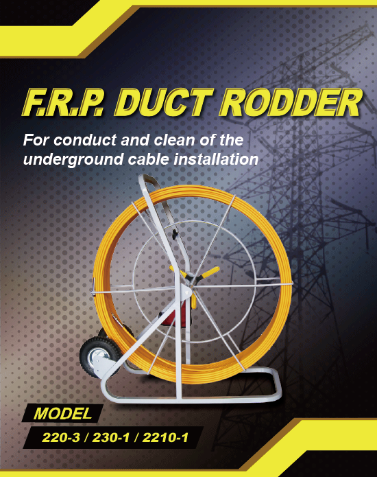 F.R.P. Duct Rodder - Cable Installation Tools