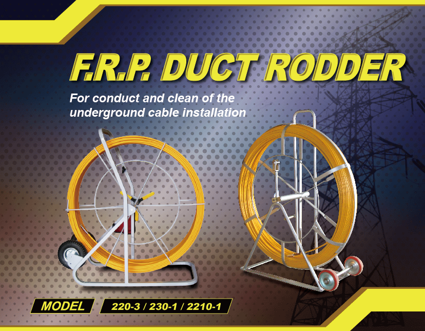 F.R.P. Duct Rodder - Cable Installation Tools